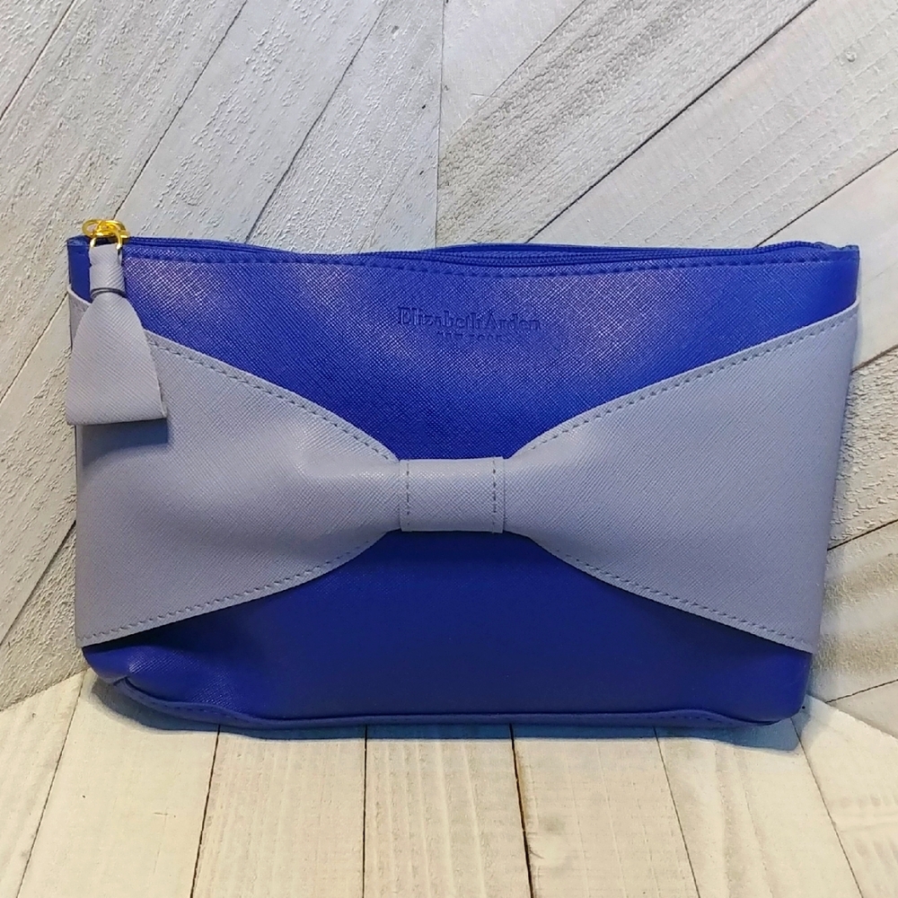 NEW Elizabeth Arden Oversized Bow Detail Cosmetic Makeup Bag